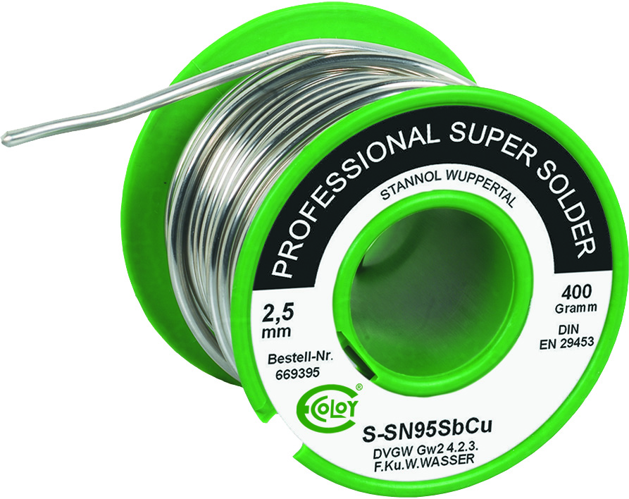 STANNOL PROFESSIONAL SUPER SOLDER S Sn95 SbCu