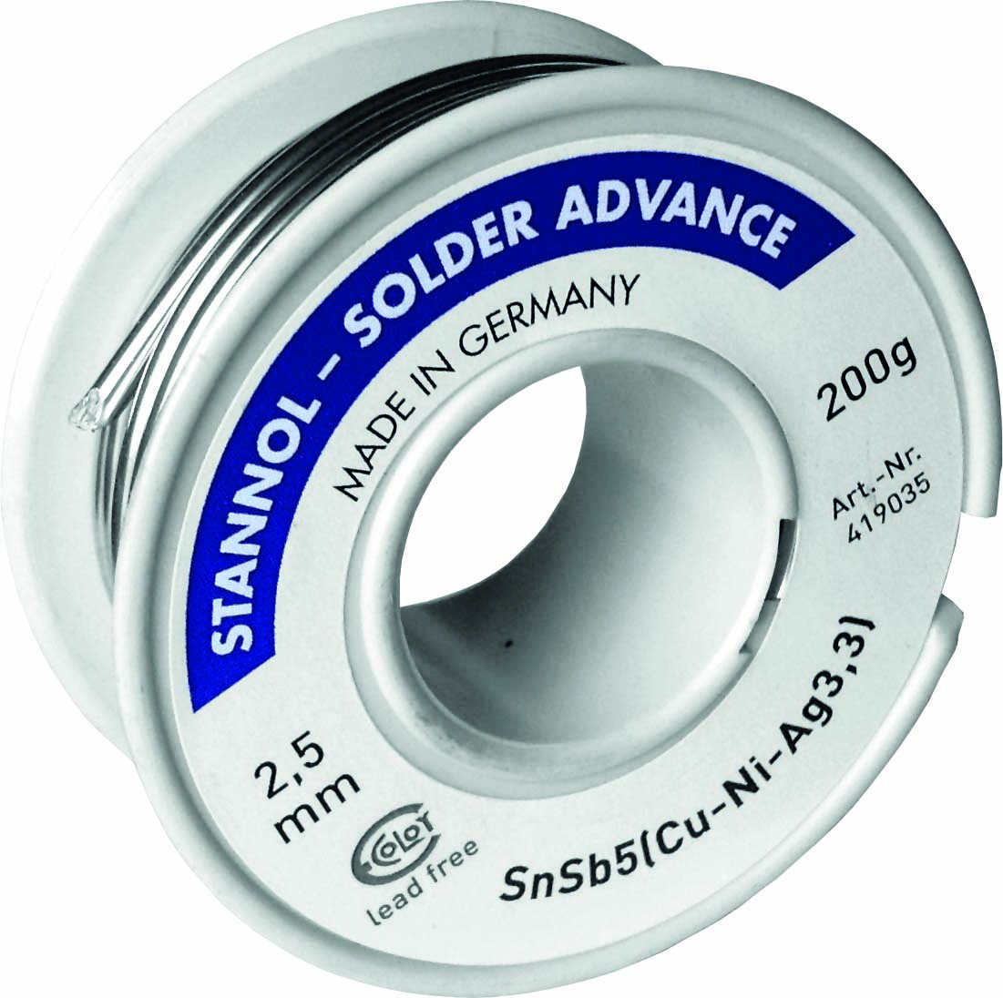 STANNOL SOLDER ADVANCE SnSb5 (Cu-Ni-Ag3,3)