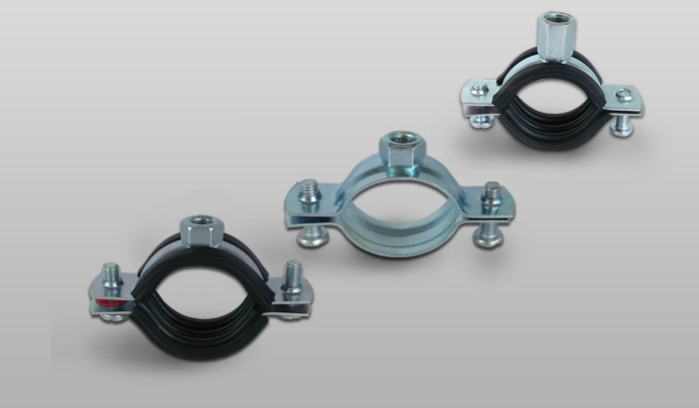 Pipe Clamps with Nut, with or without Rubber & Pipe Clamps